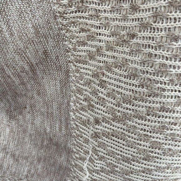 Paper Crane Tan & Aztec Waterfall Cardigan Sweater Small - Picture 12 of 15